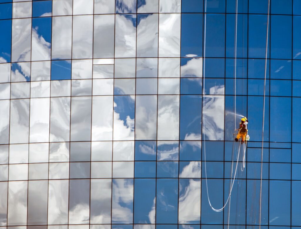 high rise window cleaning